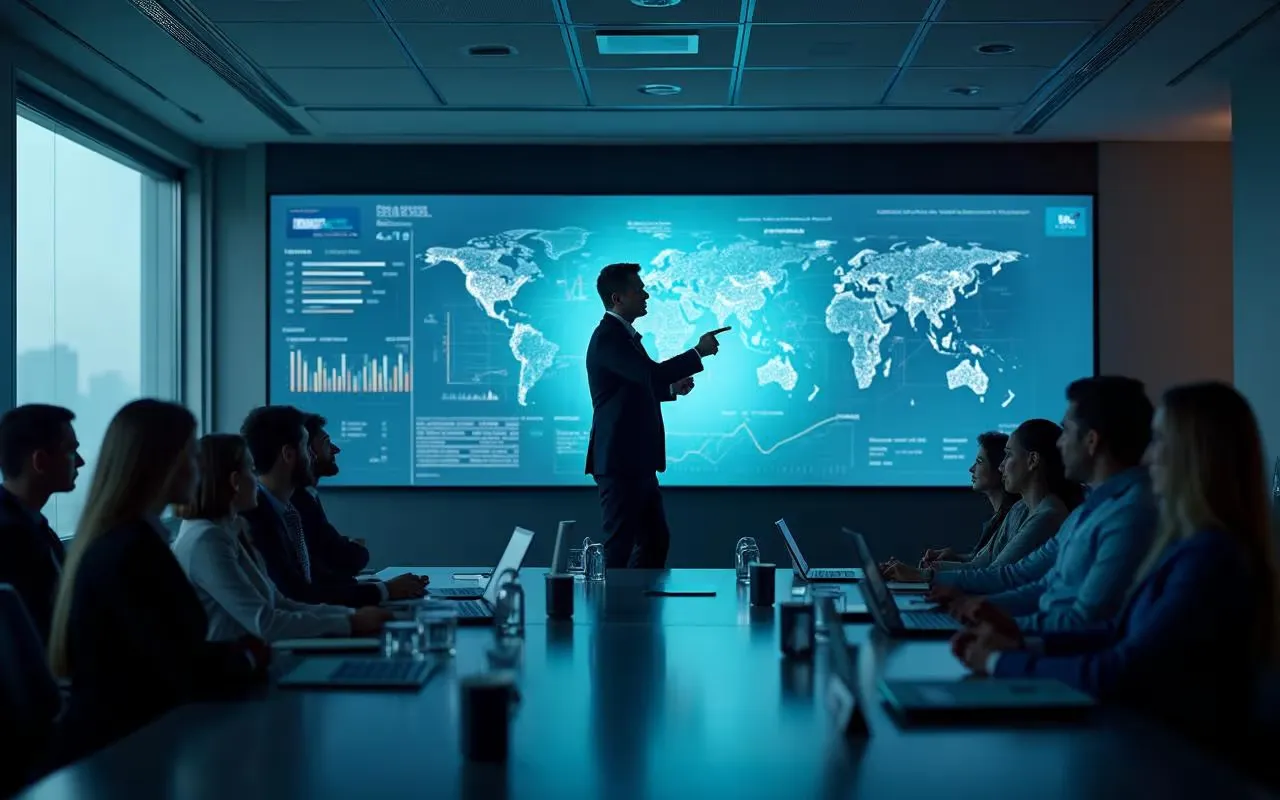 Leaders & Executives using TulipsHRM HR management software - real-time people insights dashboard interface